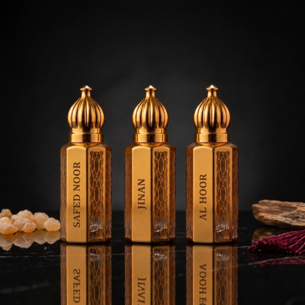 Daily Essentials Collection – Premium Attar Tester Pack (3 x 3ml)